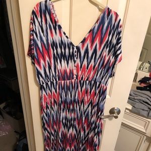 Gilli Milly Maxi Dress. Multicolor.